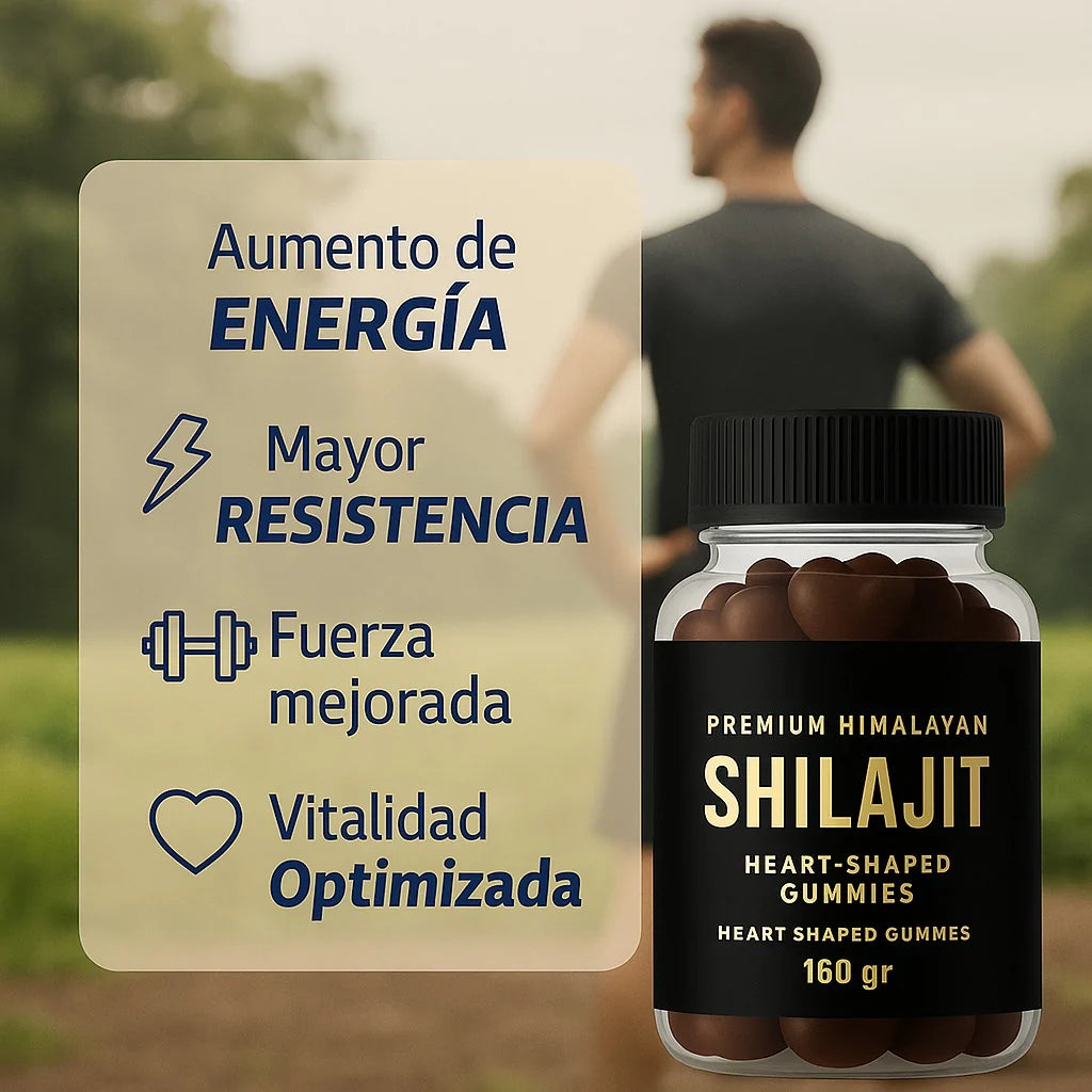 Gomitas Gold Shilajit Puras del Himalaya Pasión y Vitalidad x60